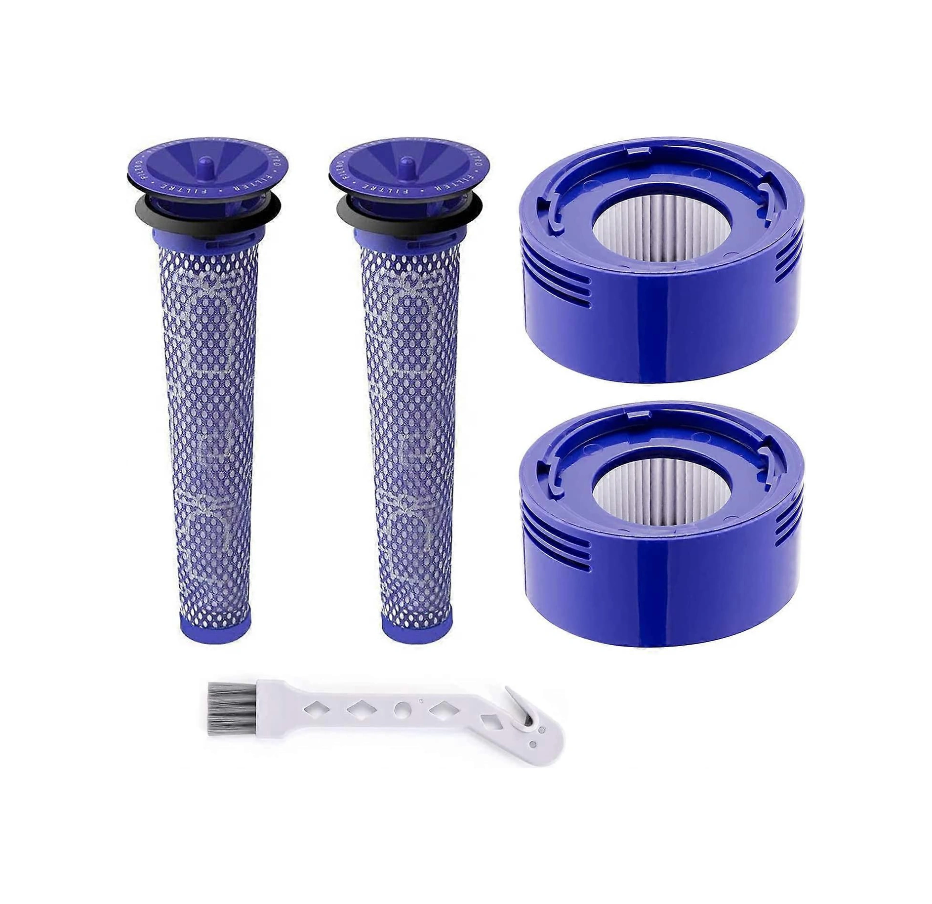 Filtresi, V8 V7 Yedek Filtresi, V6 V7 V8 İçin 2 Adet Ön Filtre, V7 V8 İçin 2 Adet Son Filtre Temizlik B'li