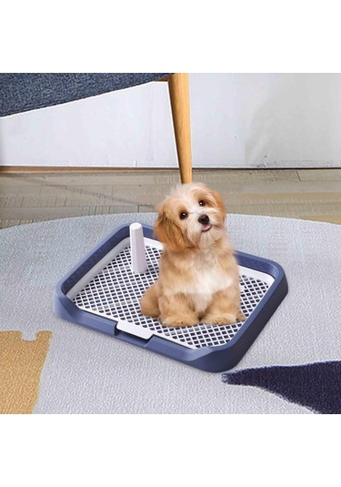 Homyl Köpek Lazımlık Tuvalet Taşınabilir Pet Çiş 18 Mavi