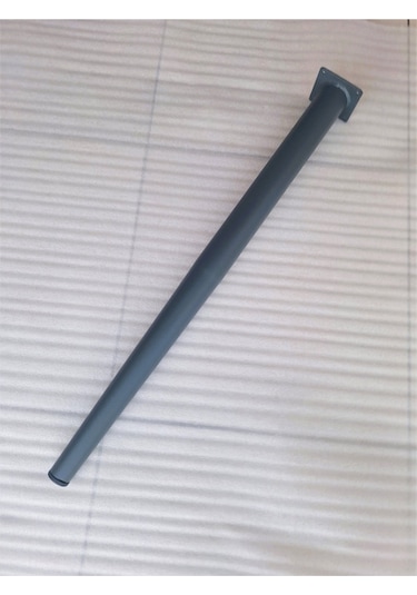 Metal Çap 5.1 CM Konik Masa Ayağı Antrasit﻿ 72 CM 4 Adet