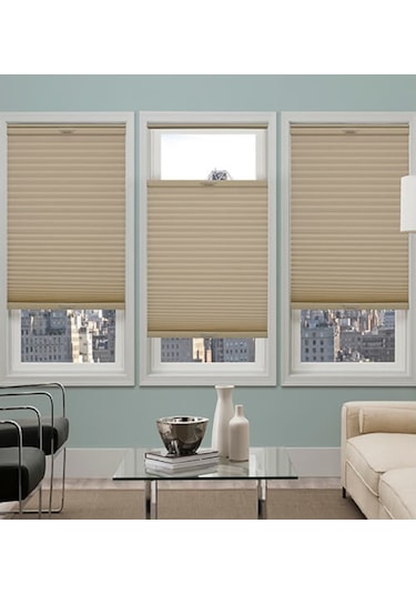 Cam Balkon Plise Perde Keten Serisi Vip 4 Renk, Alüminyum Kasa (442389875)