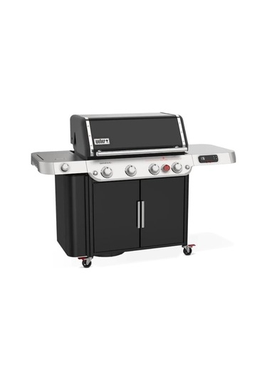 Weber Genesis Smart Epx-435 Siyah Gazlı Barbekü 4 Brülör + Sear Zone + Side Burner + Weber Connect-187 Siyah