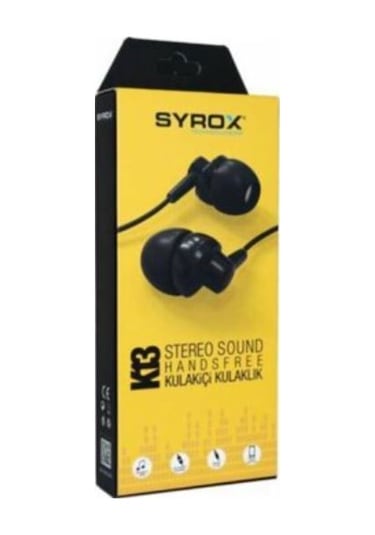 Syrox K13 Mikrofonlu Kulak İçi Kulaklık