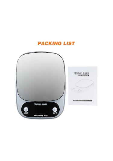 Su Geçirmez Yüzeyli Yüksek Hassasiyetli Dijital Terazi 10kg/1g Taşınabilir