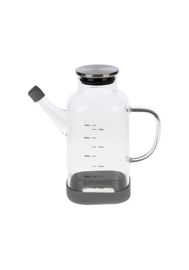 Porgold Yağlık Borosilikat Metal Kapaklı 750ml 6418 Gümüş