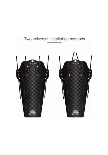 Folinda 7'li Bisiklet Çamurluk Seti - Pp5 Malzeme, Ön/arka Çatal Uyumlu, Kir Ve Su Engeli, Kolay Kurulum Çok Renkli