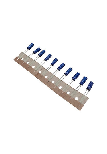 10 Adet 10uf 50v Elektrolitik Kondansatör 5x11mm