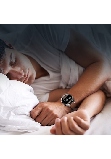 Yifomall L13 Deri Akıllı Saat Kahverengi