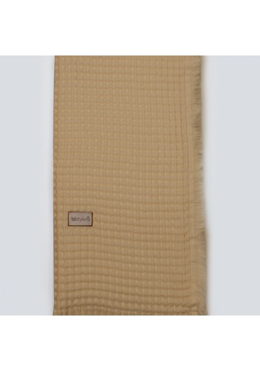 Bistyle Style Baby Pike Battaniye 110x110 70149 Bej Bej