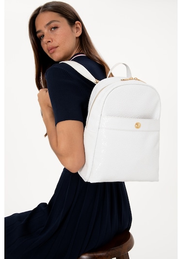 U.s. Polo Assn. Kadın Beyaz Çanta 50311462-vr013 Beyaz