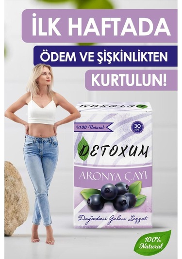 Detoxum Îlk Haftada Hafifle Detox Diyet Çayı En Etkili Ve En Lezzetli İçecek Tozu Çay 30 Lu 10 G