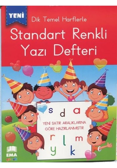 Standart Renkli Yazı Defteri