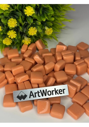 Artworker Flory12 Kiraz Kırmızı Cam Fayans, 0,9 Kg 439503425