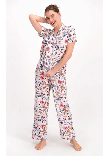 Pierre Cardin Kadın Gömlek Pijama LILA