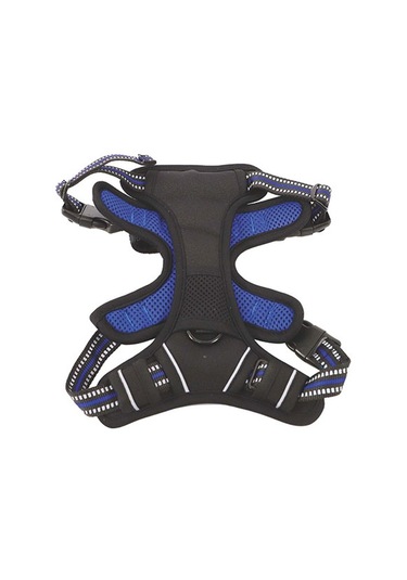 M-pets Hiking Reflektörlü Köpek Göğüs Tasması Mavi Xlarge 50-110 Cm 244-58020.04 Renkli