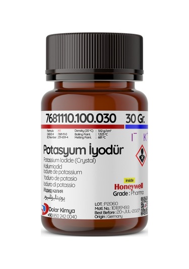 Potasyum İyodür Potassium Iodide 30 G