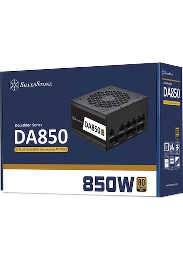 Silverstone DA850 80+ Gold Modüler Güç Kaynağı 850W