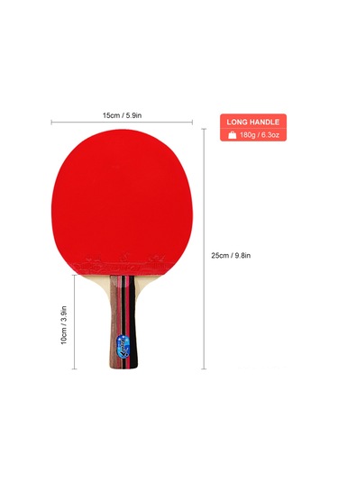 Ranyeek Tenis Topu Raketi Seti: 2 Adet Raket Uzun/kısa Sap Seçenekli , 3 Top Ve Çanta - Doğal Çam Ahşap, Yüksek Esneklik, Tüm Yaş Grupları İçin Egzersiz Ve Antreman