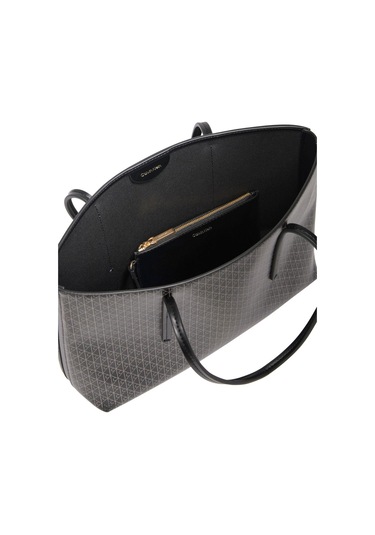 Emblem Aop Small Tote Kadın Siyah Çanta-9167 Siyah