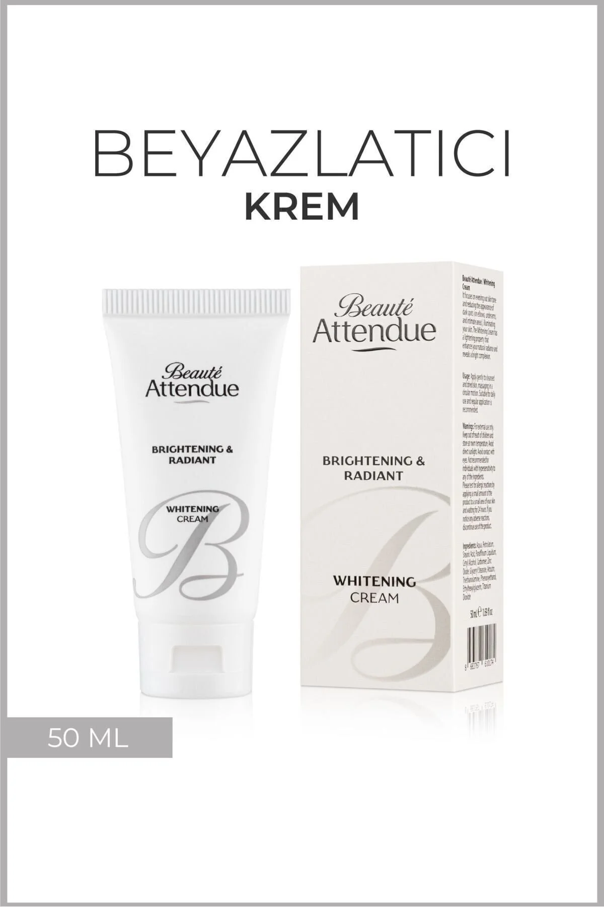 Beaute Attendue Beyazlatıcı Yüz Ve Vücut Kremi