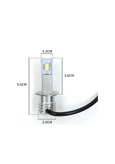 Femex Nova H1 Buz Mavisi Fansız Led  Ampul 4800 Lumen