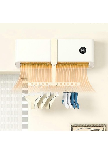 Ganzhoushop Giysi Askılığı Duvara Monte Katlanır Giysi Askısı Yerden Tasarruf Sağlayan Çamaşır Kurutma Askısı Ev İç Mekan Tr Ygwlgreen Çok Renkli