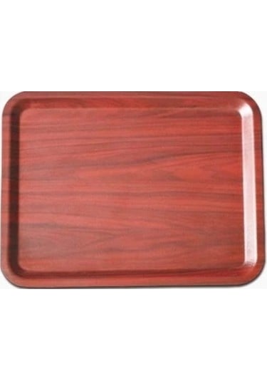 Arcoform Ahşap Desen Kaymaz Sunum Tepsi 43*60