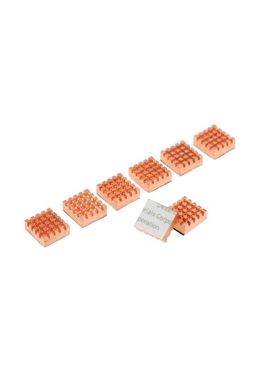 Reedark Temiz Bakır Soğutucu Plakaları - Ekran Kartı, Bellek, Anakart İçin 13x12x4mm - 8 Adet Set Gpu, Ram, Kuzey-batı Köprü Soğutma