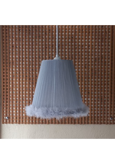 N-05 Gri Organze Yatak Odası Çocuk Ve Bebek Odası Avize Gri