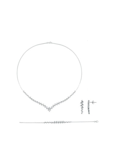 14k Altın Taşlı Küpe