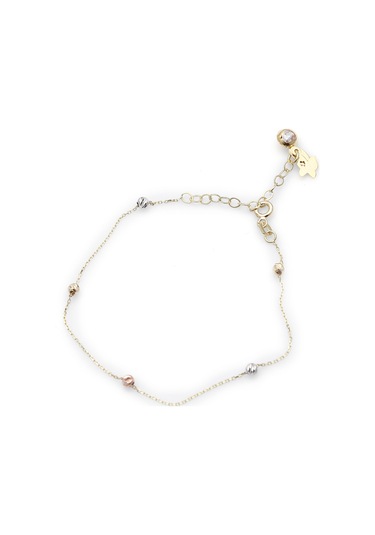 Dorika Toplu Üç Renk Altın Bileklik N11.20702 Sarı Altın