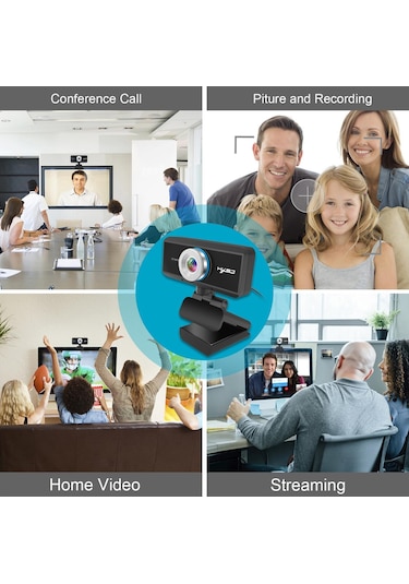 Dolıty Bilgisayar Pc Dizüstü Masaüstü Için Mikrofonlu Usb 1080p-manuel-odaklama