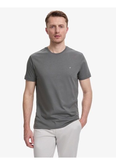 Pierre Cardin Erkek Antrasit Tişört Basic 50325307-vr006