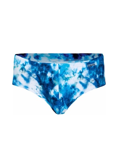 Doreanse Erkek Mavi Batik Desenli Ipli Slip Mayo 3825