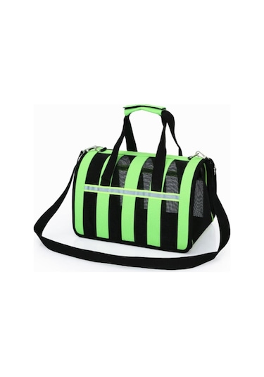 Cbtx Katlanabilir Mesh Nefes Alabilen Evcil Hayvanlar Taşınabilir Çapraz Taşıma Çantası Dışarı Çıkıyor, Boyut: M Gül Kırmızı