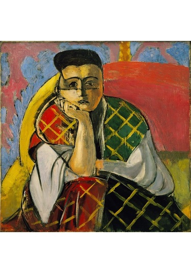 Henri Matisse Ve Picasso Kadınları Doğal Taş Bardak Altlığı 4'lü Set - Natural Stone Coasters - Taş Çok Renkli