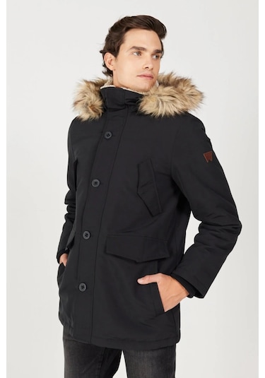 Wrangler Erkek Mont W4d0wx100 Siyah Siyah