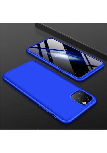 Apple Uyumlu iPhone 11 Pro Kılıf Zore Ays Kapak Mavi
