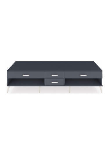 Kronos Tv Ünitesi 4 Çekmeceli 220x59x51 Antrasit-antrasit Antrasıt/antrasıt - Antrasıt