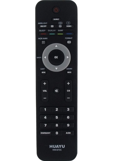 Huayu Kl Rm-670C Philips Uyumlu Lcd-Led Tv Kumanda Ambalaj'Li