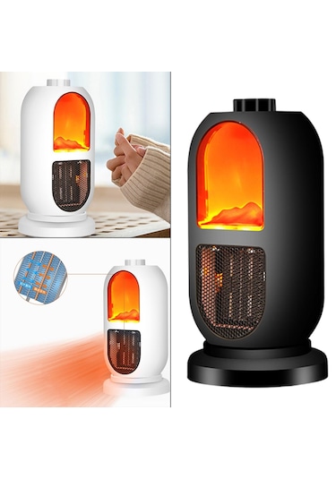 Suntek Mini Kişisel Masaüstü Elektrikli Isıtıcı İç Siyah