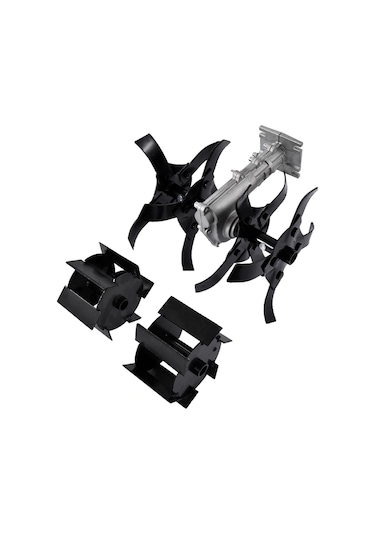 Benzinli Tırpan Çift Çapalama Aparatı 26 Mm 9 Diş + 7 Li Lüks Bahçivan Seti