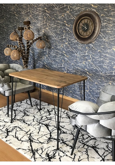 Yirmi15 Metal Ayaklı 60x90 Cm Eclipse Tek Mutfak Balkon Çalışma Masası