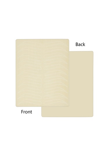 Gajeena "5 Adet Çift Taraflı Kaş Dövme Pratik Derisi - 11 Farklı Şekil, Silikon Malzeme"