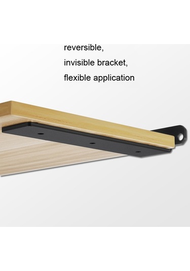 Sones 5mm Kalınlığında Üçgen Braket Kitaplık Bölme Plakası, Stil: 200mm Beyaz