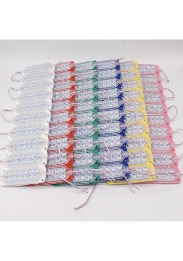 12 Volt 12 Ledli 2.4 Watt Animasyonlu Modül Çakar Kırmızı