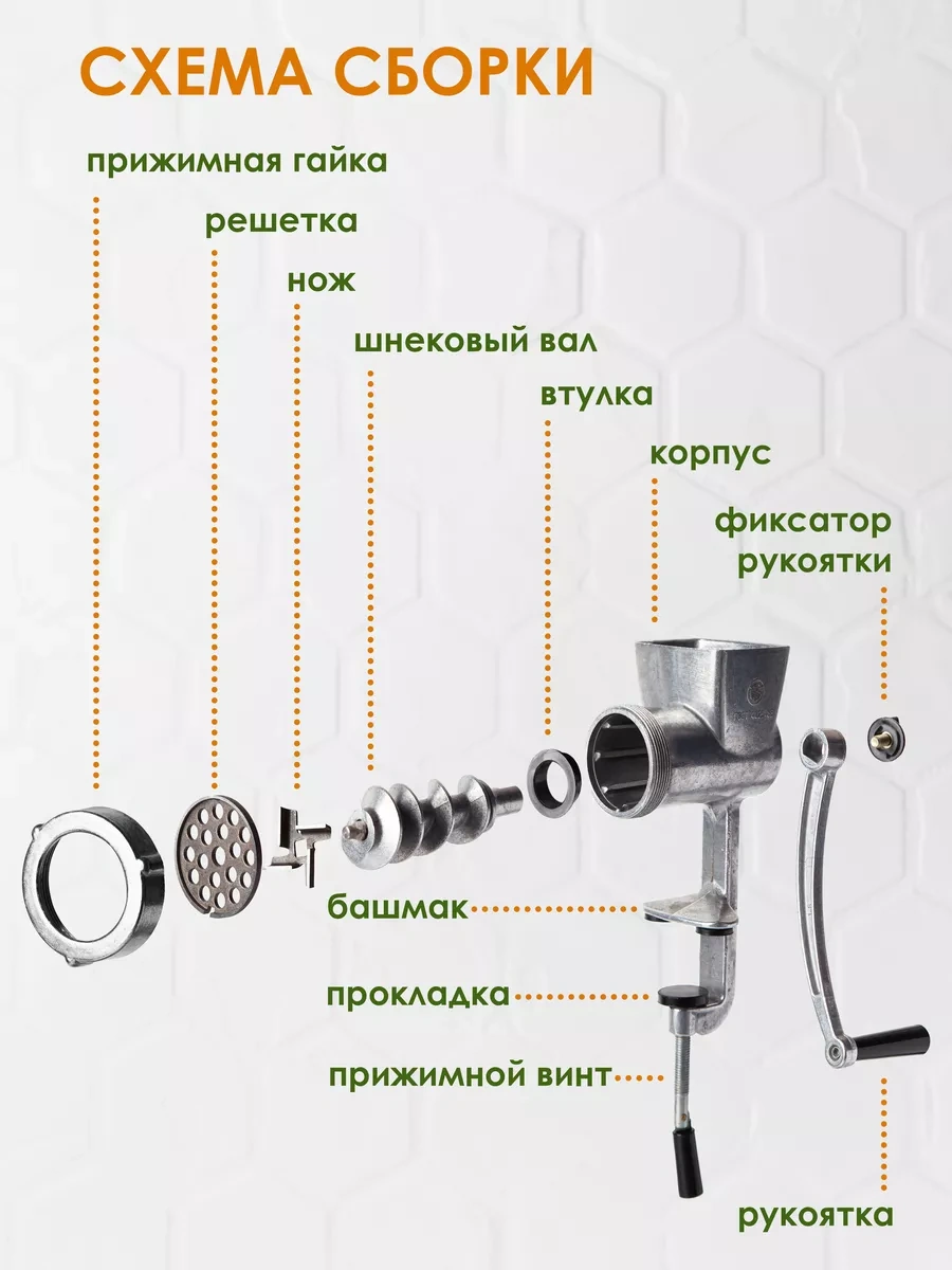 G.n.a. Makaton, Poltava İçin Mekanik Manuel Et Kıyma Makinesi 205827665 Diğer