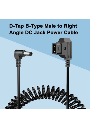 Sones 1,5 M D-tap B Tipi Erkek - Dc Adaptör Monitör Kablosu Siyah SIYAH