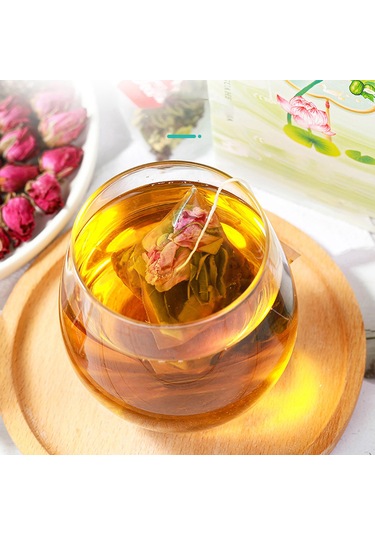 Hangfox Karpuz, Lotus Yaprağı, Gül Ve Enginar Tohumu Karışımı Otopatik Çay 20 Adet Triyot Poşet 6g X 20 Paket Toplam 120g Hızlı Demleme Soğuk/hot İçim Pratik Ve Sağlıklı