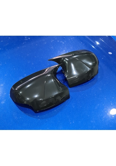 Renault Symbol Yarasa Batman Ayna Kapak - Piano Black - Sinyalli Ay