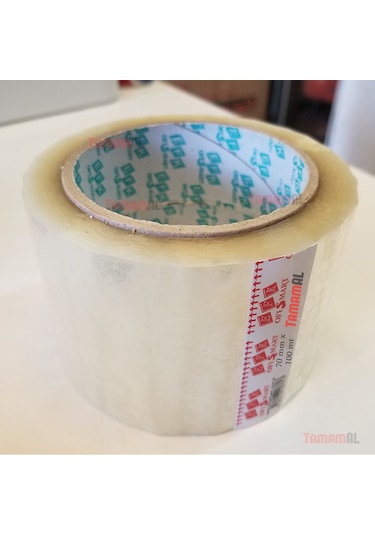 70X100 Mt Bant Geniş Güçlü Koli Bandı 70 Lik 100 Metre Akrilik